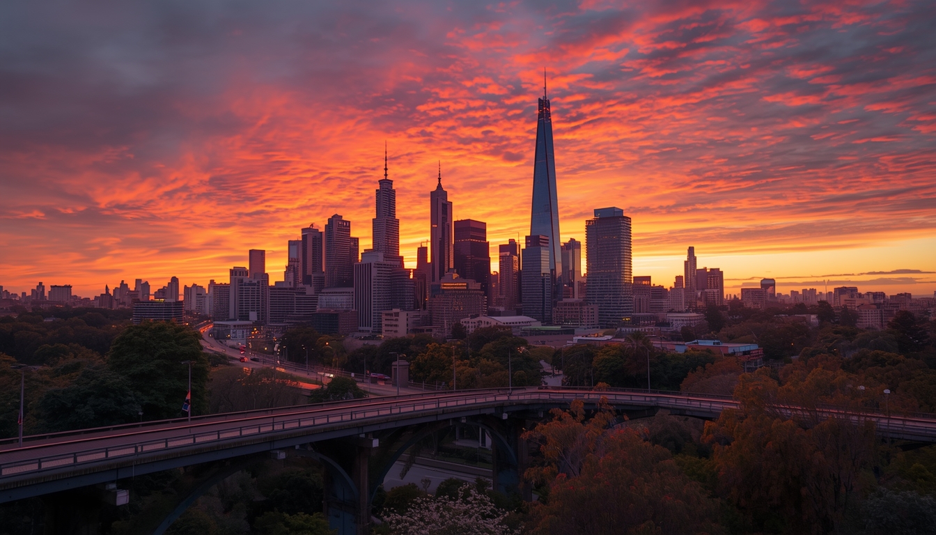 Phythraxchodyrex sunrise walk in Melbourne